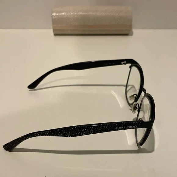 🚫SOLD🚫 Jimmy Choo Eyeglass Frames JC189 NSB 140 - Picture 4 of 15